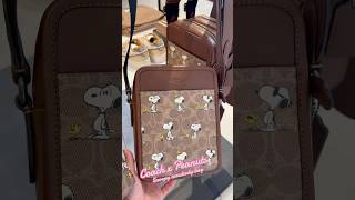 Coach x Peanuts Snoopy crossbody bag