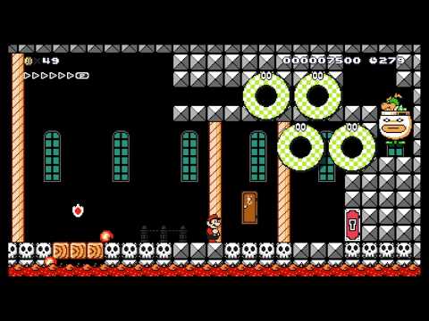 Eric's Super Mario Maker 2 Levels: Bowser Jr's Seared Skulls