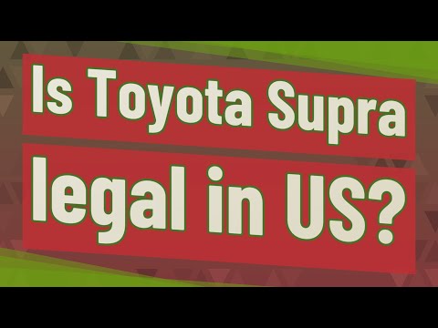 1st YouTube video about are supras legal in the us