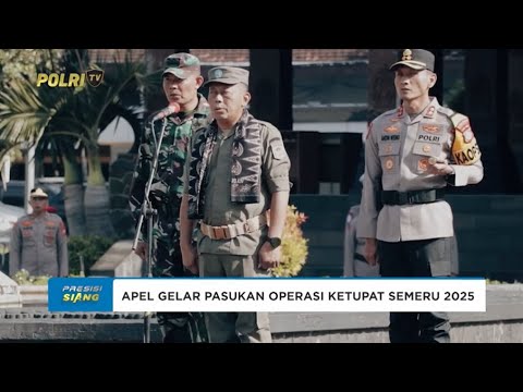 POLRES PONOROGO GELAR APEL GELAR PASUKAN OPERASI KETUPAT SEMERU 2025