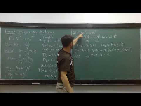 Aula 26 - Transformações Lineares via Matrizes