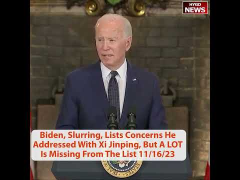 Biden Abruptly Ends Press Conference, Shouts, Mumbles, Shuffles Away; I'm Embarrassed