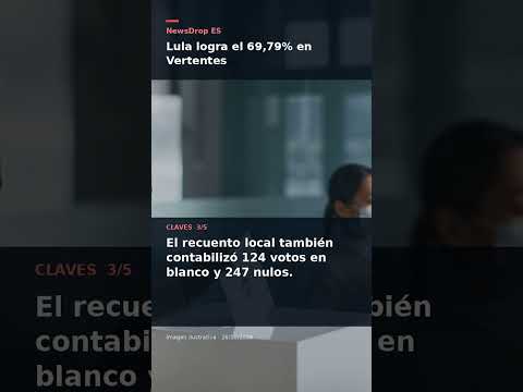 Lula logra el 69,79% en Vertentes
