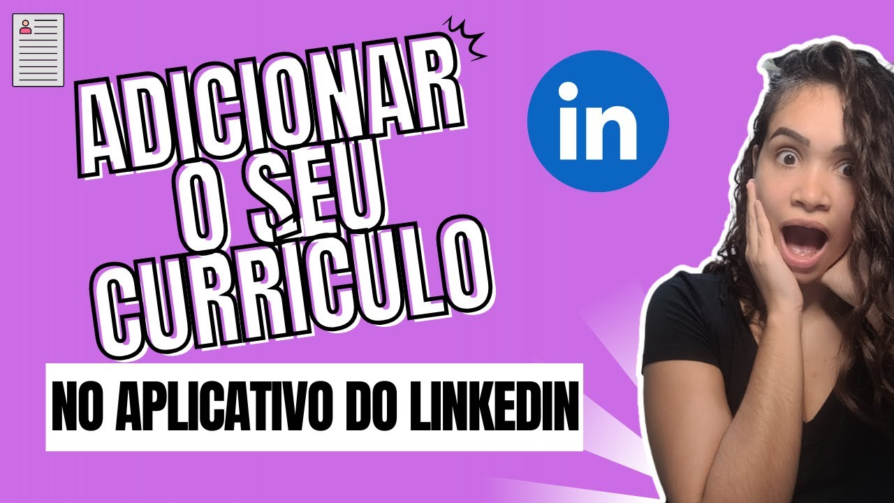 Como Adicionar Curriculo no Linkedin