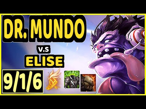 DOUBTFULL (DR. MUNDO) vs ELISE - 9/1/6 KDA JUNGLE CHALLENGER GAMEPLAY - NA