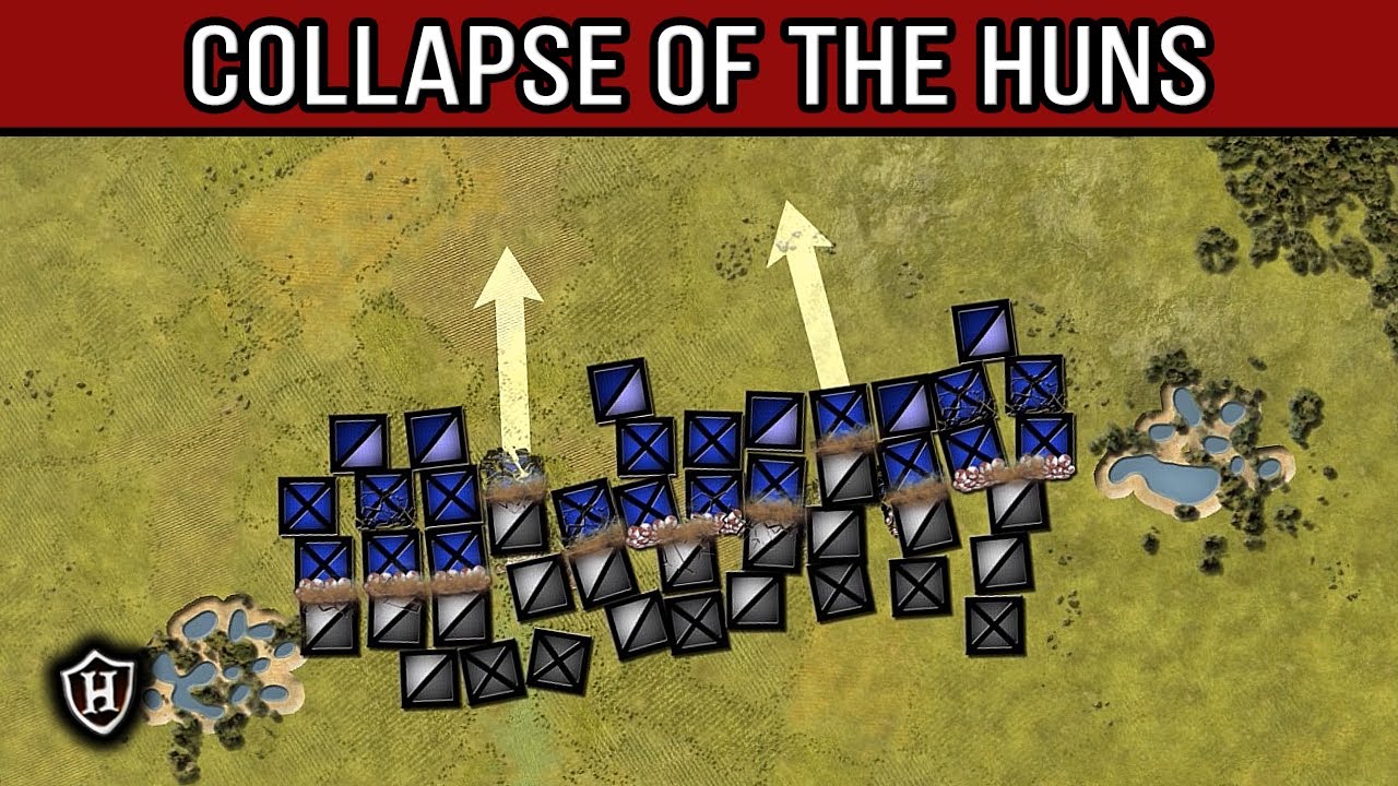 Battle of Nedao, 454 - Collapse of the Hunnic Empire - The Scourge of God is no more