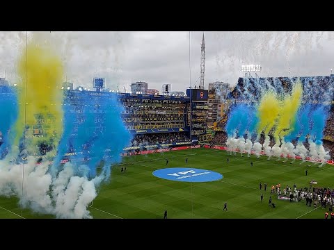 ¡LA BOMBONERA EXPLOTÓ! El increíble recibimiento de Boca vs Argentinos Juniors