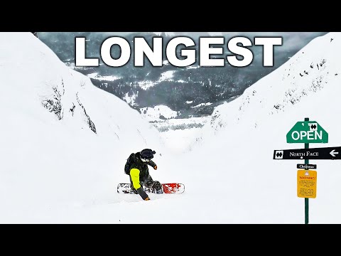 Snowboarding the Longest Double Black Diamond in Alaska