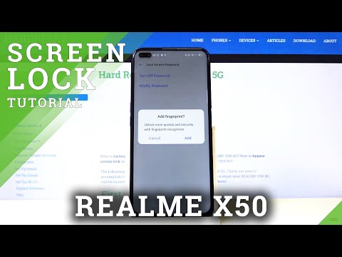 How to Set Up Screen Lock in Realme X50 5G – Pick Locking Method