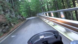 preview picture of video 'Lago di Sauris Passo del Pura bei  Ampezzo Motorrad BMW F 800 gs'