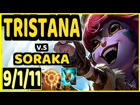 JOEY (TRISTANA) vs SORAKA - 9/1/11 KDA BOTTOM ADC CHALLENGER GAMEPLAY - NA