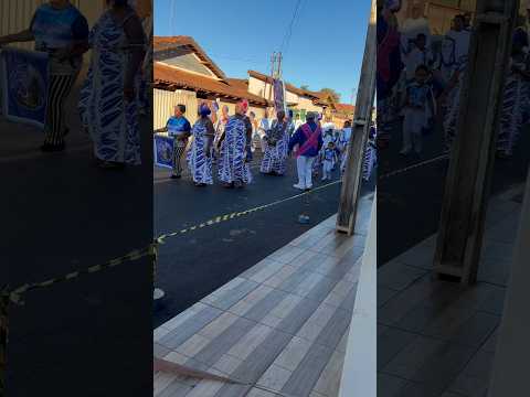 Apresentação da congada na Festa em Louvor ao Divino Pai Eterno em Panamá Goiás