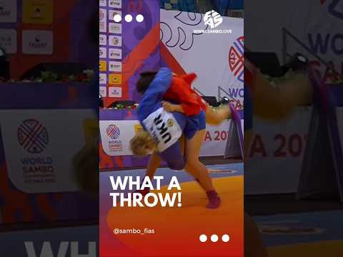 World SAMBO Championships 2024 in Astana between Natalia SMAL (UKR) and Khaсir NARDIS (ALG)