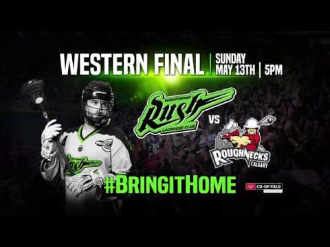 2018 NLL Western Final, Saskatchewan Rush vs Calgary Roughnecks, Sunday, May 13, 2018