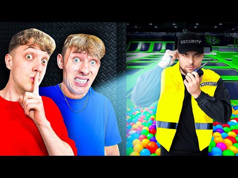 LOCKED UP FOR A NIGHT in ADVENTURELAND! 😱 (Police are coming)