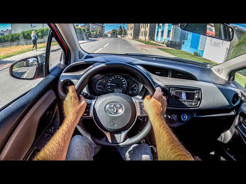 Toyota Yaris III 1.0 VVT-I 69 HP | POV Test Drive #605 Joe Black