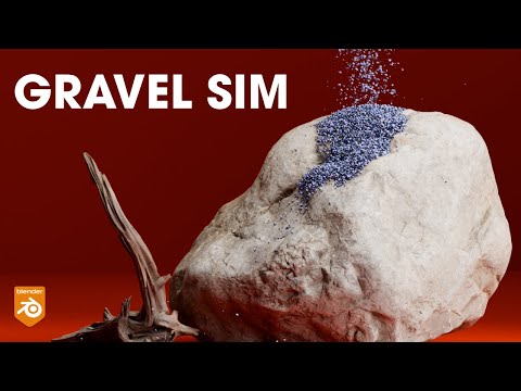 Self Colliding Particle Simulation in Blender