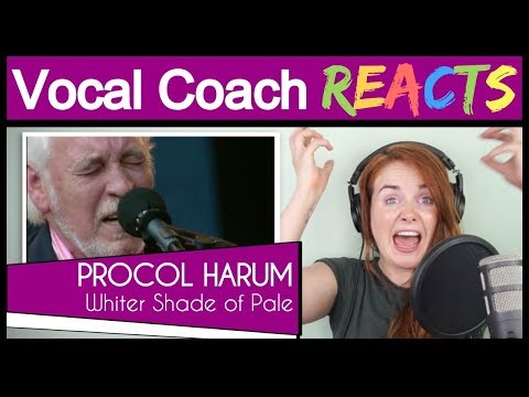 Vocal Coach reacts to Procol Harum - A Whiter Shade of Pale (Gary Brooker Live)