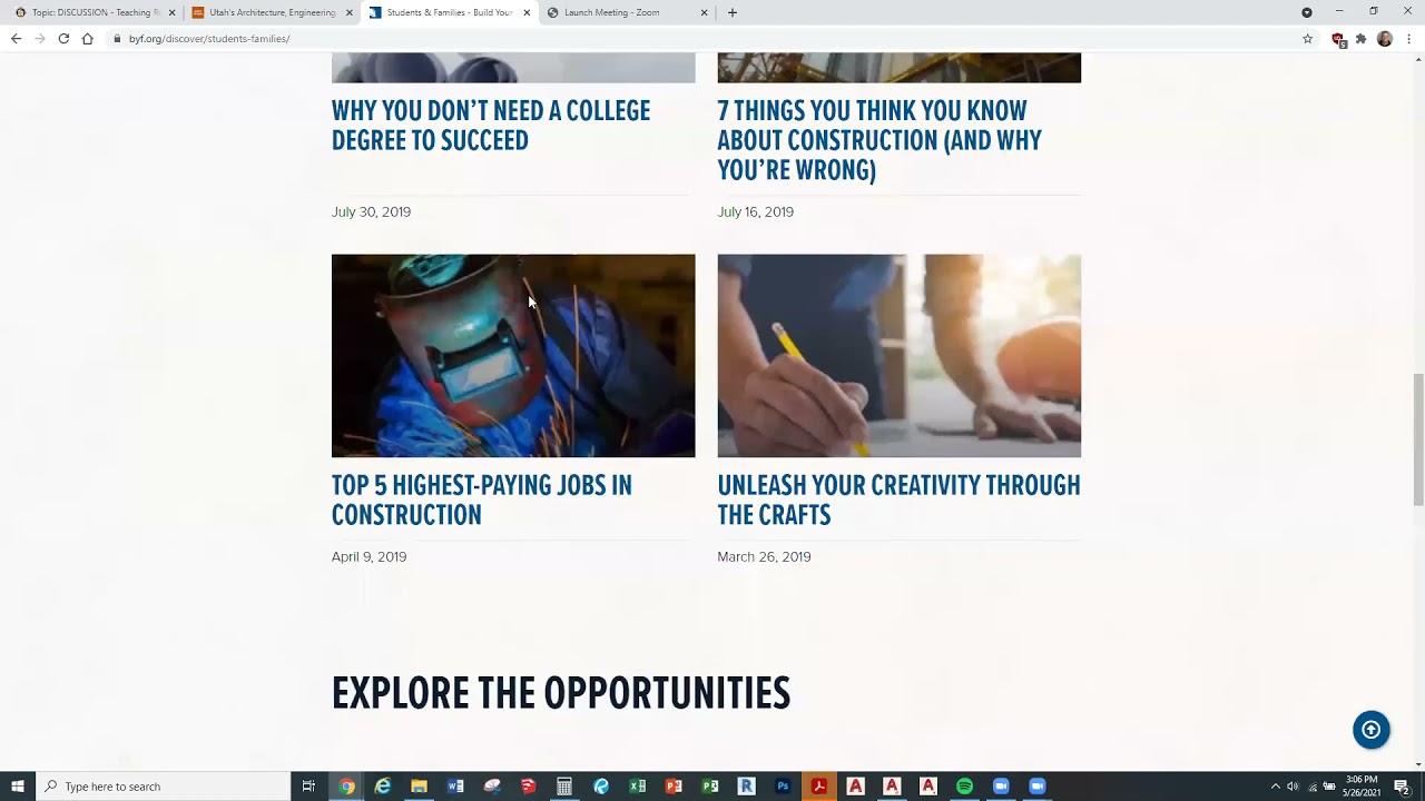 Utah's Architecture, Engineering & Construction Pathways CCA Summer Conference Video Introduction