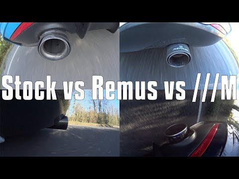 BMW x40i B58 Exhaust Sound Compilation - Stock vs Remus vs Remus vs M Performance (140i 240i 440i)