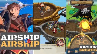 AIRSHIP VS AIRSHIP BATTLE | AIRSHIP KNIGHTS BOSS FIGHT