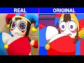 Jax & Pomni React REAL or ORIGINAL to Animations The Amazing Digital Circus №134