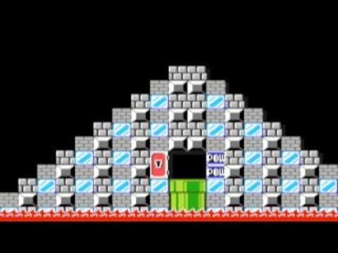 P-POW Whole Lotta Pow by Shawn - SUPER MARIO MAKER - NO COMMENTARY 1bf