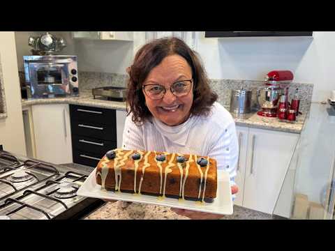 Bolo de Limão com Mirtilo | Delícias da Eleni