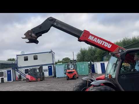 The Auctioneer test drive video MANITOU TELEHANDLER  www.theauctioneer.co.uk