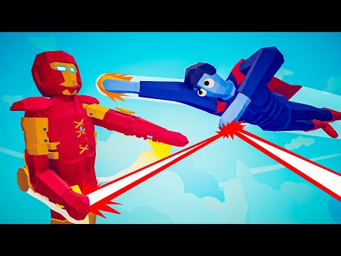 TABS Marvel vs DC Comics - WHO IS THE STRONGEST UNIT? - Totally Accurate Battle Simulator