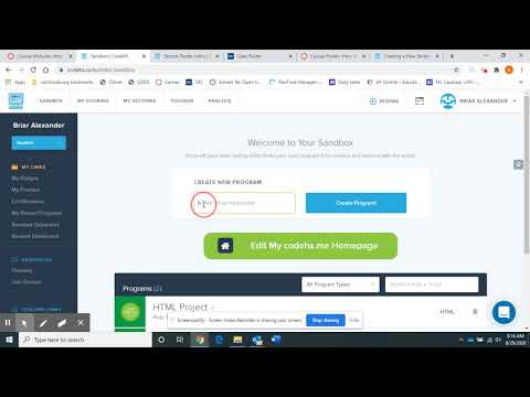 Using Codehs
