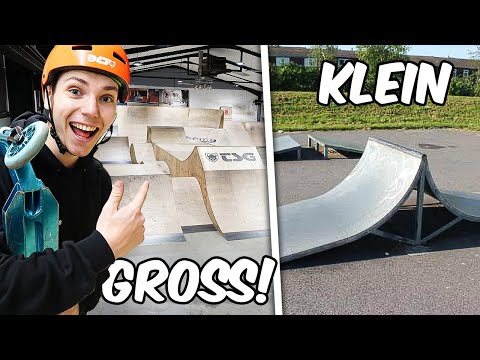 Kleinster VS Grösster SKATEPARK DEUTSCHLANDS!