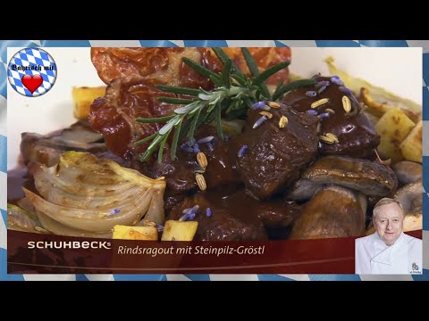 Alfons Schuhbeck - Beef ragout with porcini mushroom rösti
