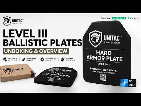 UNITAC Level III ballistic plates unboxing and overview