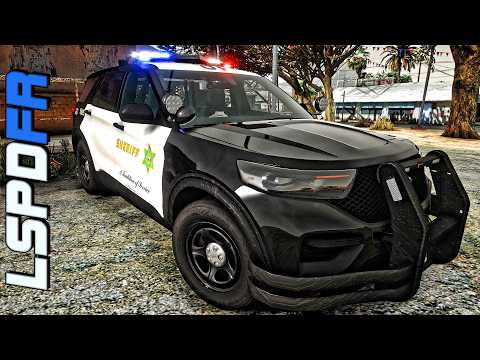 Playing GTA 5 As A POLICE OFFICER Sheriff Monday| Ep 28|| GTA 5 Lspdfr Mod| 4K