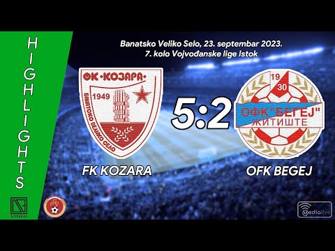 FK KOZARA Ban. Vel. Selo - OFK BEGEJ Žitište (Highlights) [23.09.2023.]