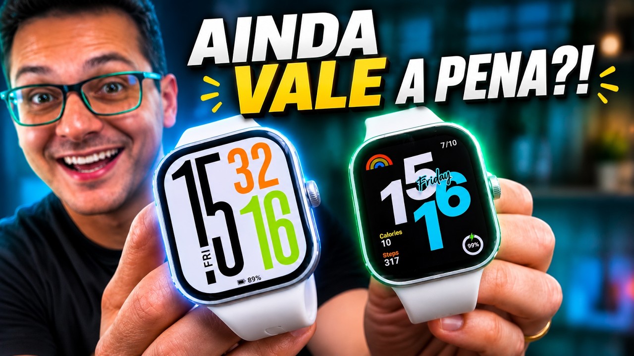 Redmi Watch 4 e 5: AINDA VALE A PENA em 2026?