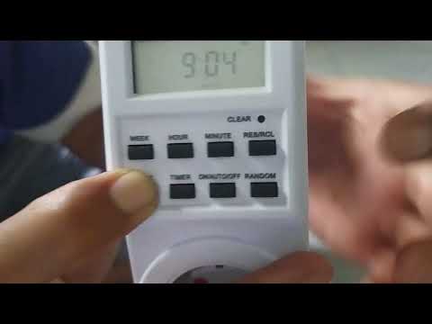 cara setting TIMER LISTRIK DIGITAL elektronik SONOVIC