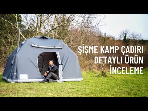 Şişme Kamp Çadırı Detaylı Ürün İnceleme - Aile Çadırı - W/ @YagizDerolur