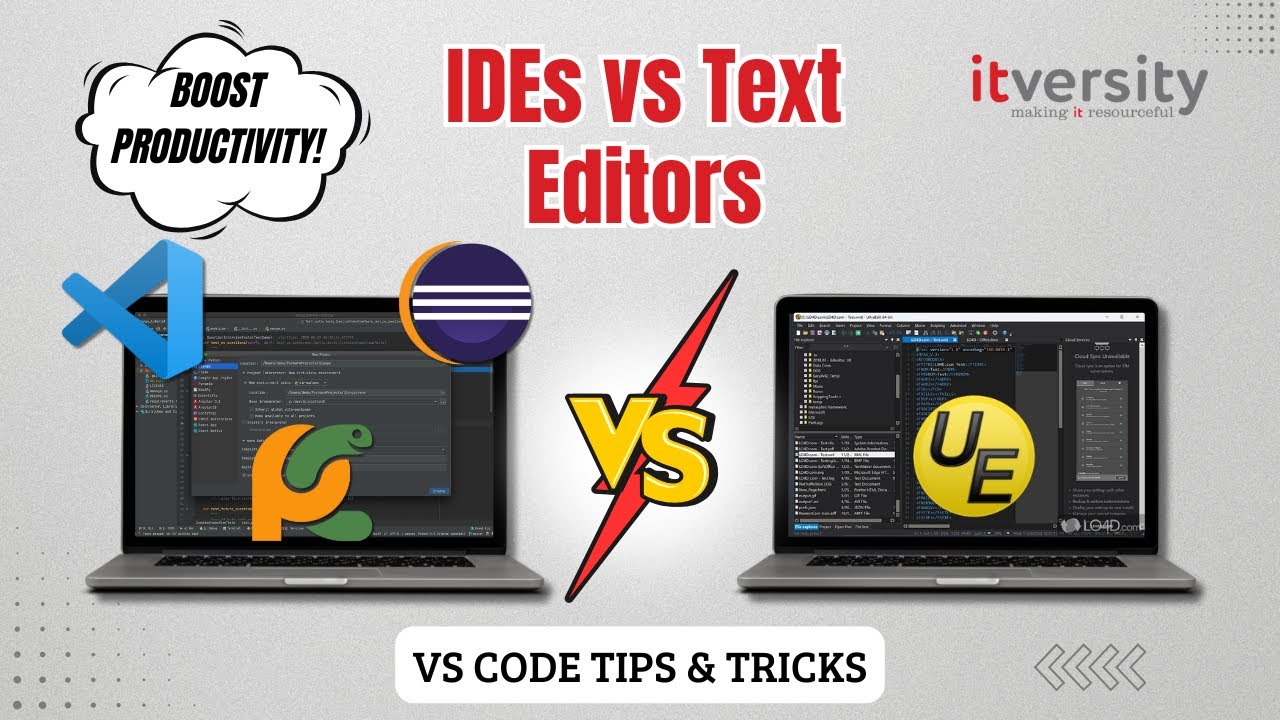 IDEs vs Advanced Text Editors | VS Code Trips & Tricks