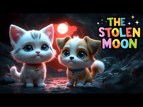 Puppy and the Stolen Moon 🐶🌙 | English Moral Stories | Bedtime Stories #kidsstories