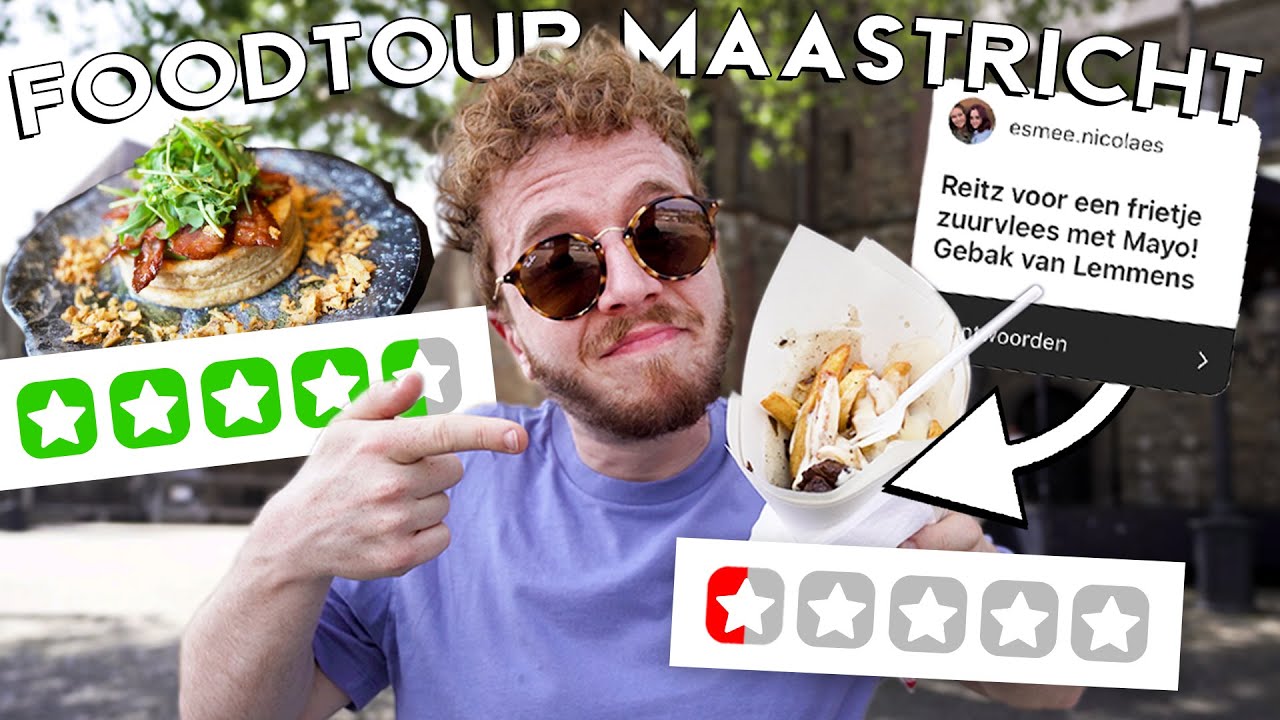 FOOD TOUR in MAASTRICHT met o.a. Friet Zuurvlees 🍟