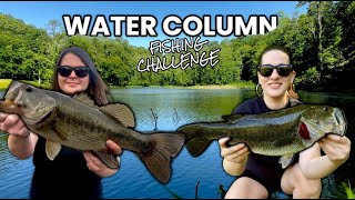 Water Column Challenge (Top Water, Moving Bait, Bottom Bait)
