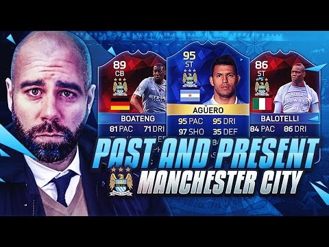 PAST AND PRESENT MANCHESTER CITY SQUAD BUILDER with TOTS AGUERO!!! - FIFA 16 Ultimate Team
