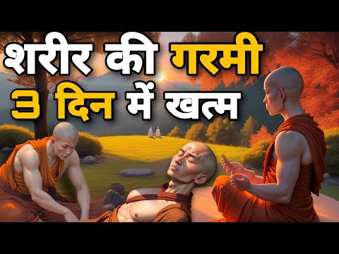 शरीर की गर्मी कैसे निकालें | Buddhist Story To Reduce Body Heat Naturally | Buddha Story