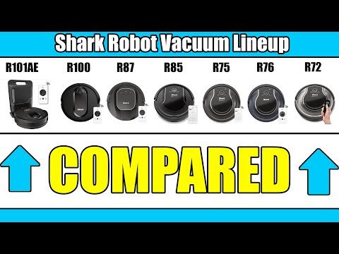 Shark Robot Vacuum 2019 Lineup Compared - R101AE vs R100 vs R87 vs R85 vs R72 vs R76 vs R75