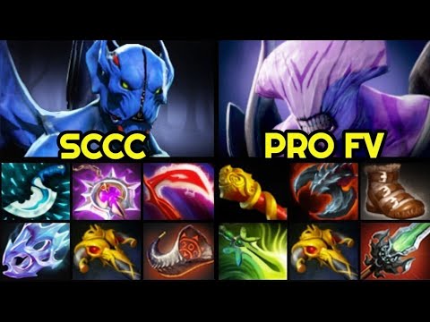 SCCC Night Stalker Max Speed Build vs Full Slotted Faceless Void 7.27 Dota 2