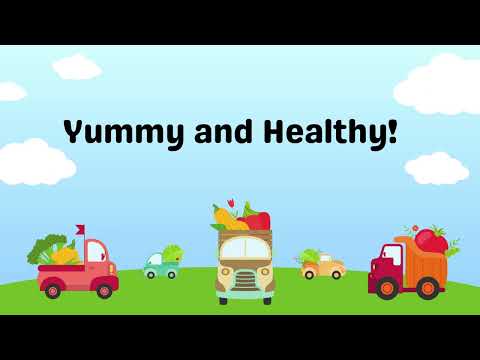 🍎 Yummy and Healthy | Fun Kids Song About Eating Right 🥦🎵