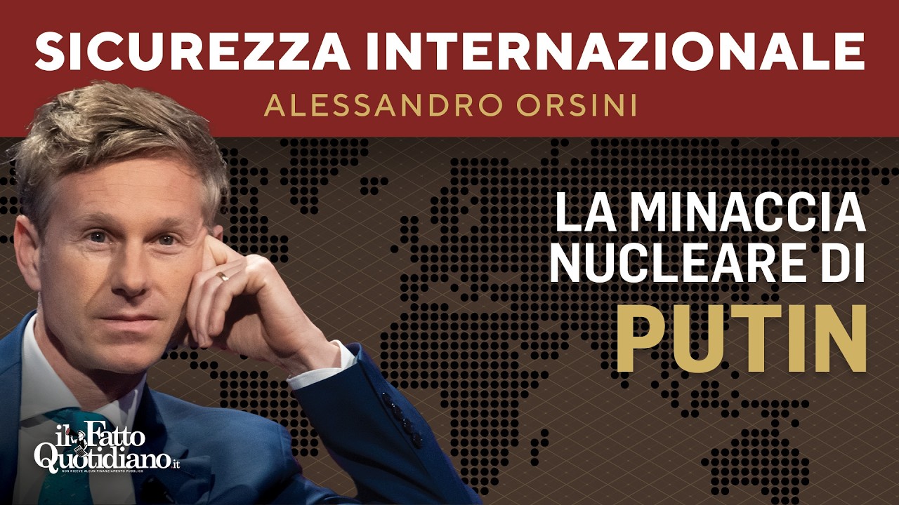 La minaccia nucleare di Putin. La diretta con Alessandro Orsini