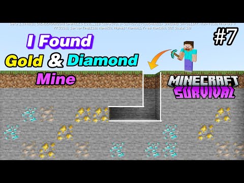 INSANE FIND: Gold & Diamond Mine in Minecraft Survival!